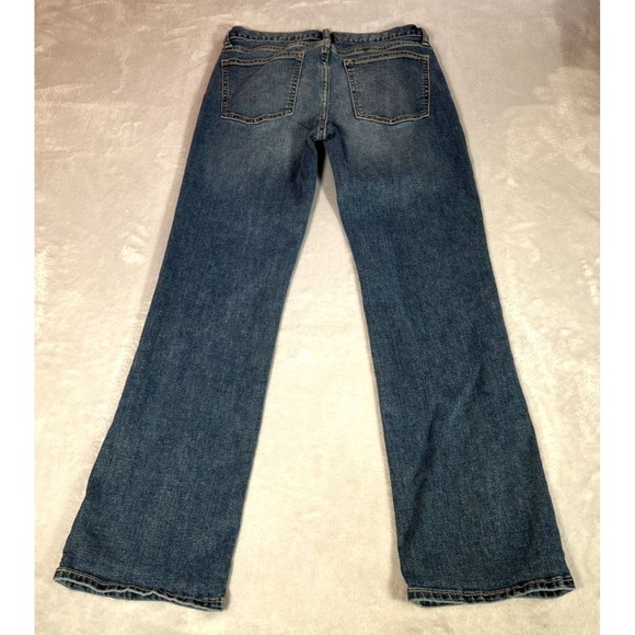 Old Navy Girls Jeans Size 16 Blue Denim High Waisted Straight Leg Adjustable - Picture 8 of 12